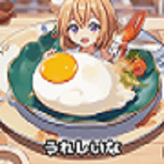 [LINEスタンプ] かわいいアニメ表情2