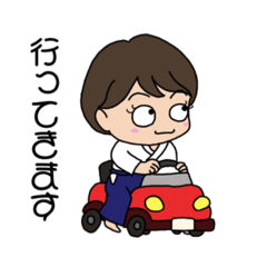 [LINEスタンプ] 合気道好き元気な女の子5