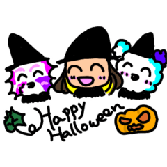 [LINEスタンプ] 小魔女とハロウィン