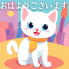 [LINEスタンプ] 愛らしい猫のカラフルな世界