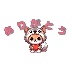 [LINEスタンプ] 着ぐるみチワワデカ文字