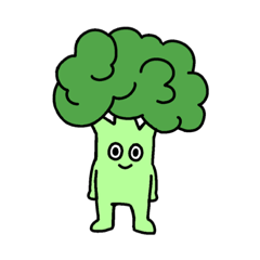 [LINEスタンプ] ブロッコリーという名の野菜