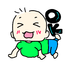 [LINEスタンプ] 1才ハイハイ期スタンプ