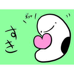 [LINEスタンプ] むっちりちんちゃん(チンアナゴ)