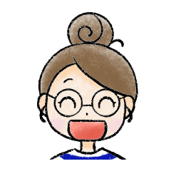 [LINEスタンプ] メガネ女子（いつも使う）