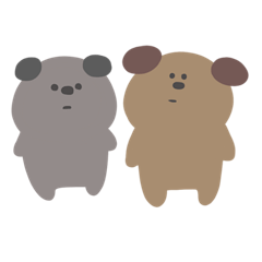 [LINEスタンプ] 犬と何かに似ている動物（生き物）たち