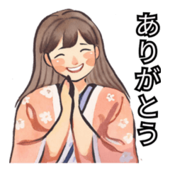 [LINEスタンプ] 平安美人スタンプこまち1