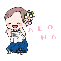 [LINEスタンプ] 日常フラガール