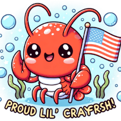 [LINEスタンプ] アメリカザリガニスタンプ