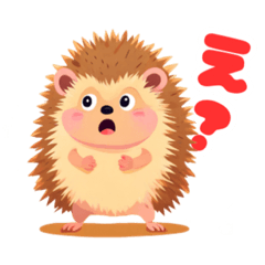 [LINEスタンプ] ハリネズミたちの生活2nd Edition