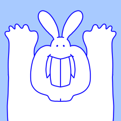 [LINEスタンプ] ウサギッパ①