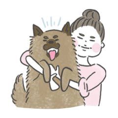 [LINEスタンプ] 保護犬と暮らしたい！迎え主スタンプ