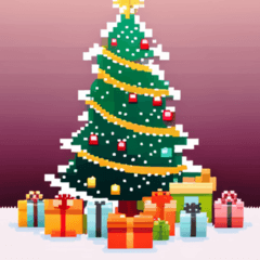 [LINEスタンプ] クリスマスツリーの魔法