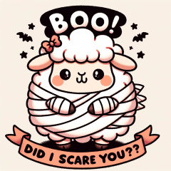 [LINEスタンプ] ハッピー・ハロウィン・ウール