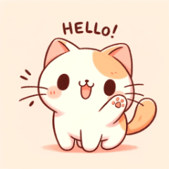 [LINEスタンプ] ふしぎな猫の冒険