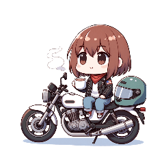 [LINEスタンプ] かわいいバイクスタンプ