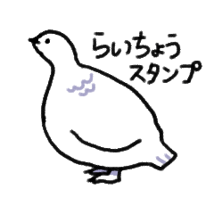 [LINEスタンプ] ライチョウ2の画像（メイン）