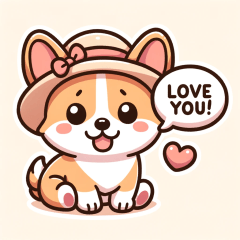 [LINEスタンプ] かわいいコーギー犬スタンプ