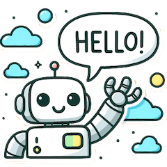 [LINEスタンプ] ロボットの日常ライフ