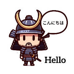 [LINEスタンプ] 侍の表情