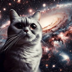 [LINEスタンプ] 宇宙猫（Space Cat）