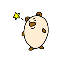 [LINEスタンプ] ちょいぬけてるクマ