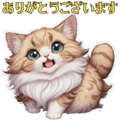 [LINEスタンプ] 可愛いネコの日常挨拶