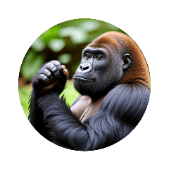 [LINEスタンプ] ゴリラ gorilla.