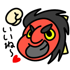 [LINEスタンプ] 雅楽：「ばとうくん」