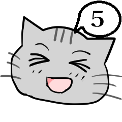 [LINEスタンプ] ひと言伝えるふきだしネコ 5