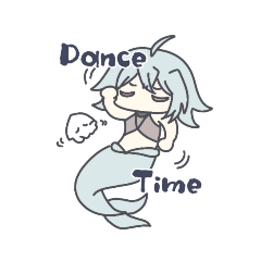 [LINEスタンプ] いかくんと人魚くん2