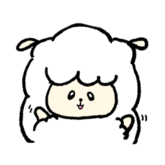 [LINEスタンプ] 毎日使えるもこもこひつじ(日常)