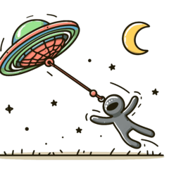 [LINEスタンプ] 棒人間とみー4