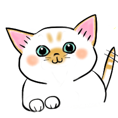 [LINEスタンプ] ささかま猫