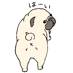 [LINEスタンプ] むちころパグのスタンプ