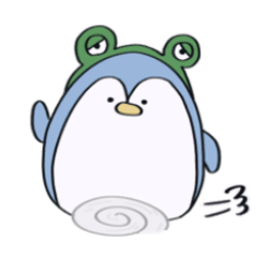 [LINEスタンプ] 関西弁のペンギンちゃん（リメイクver.）