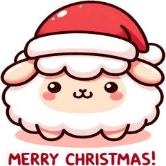 [LINEスタンプ] クリスマスの楽しい羊たち