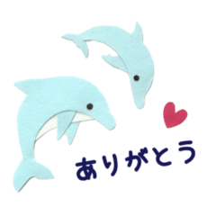 [LINEスタンプ] 海のなかま日常スタンプ