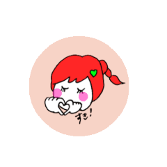 [LINEスタンプ] しんぷるな女の子たち。