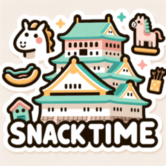 [LINEスタンプ] 可愛いお城スタンプ〜旅城＠ナカ