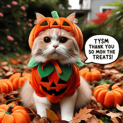 [LINEスタンプ] ハロウィンパーティー 〜猫との戯れ〜