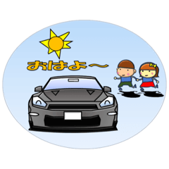 [LINEスタンプ] ロボッタとロボッコのカーライフ