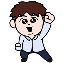 [LINEスタンプ] むかいん家の父？ マサオ