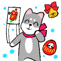 [LINEスタンプ] となりのかわいい犬モモコ2冬