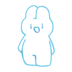 [LINEスタンプ] 限界うさぎさん。