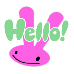 [LINEスタンプ] ピンクうさぎのスタンプ♡