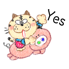 [LINEスタンプ] とらこの日常生活14