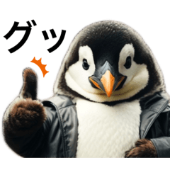 [LINEスタンプ] ペンギンちゃんがやってきた