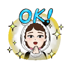[LINEスタンプ] うし女子