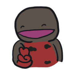 [LINEスタンプ] ふくよかイモリ